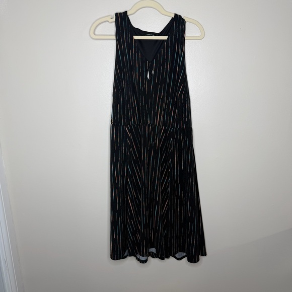 torrid Dresses & Skirts - Torrid Black Midi Dress with Stripes